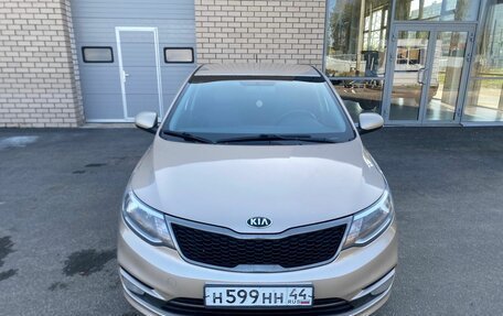 KIA Rio III рестайлинг, 2015 год, 1 фотография