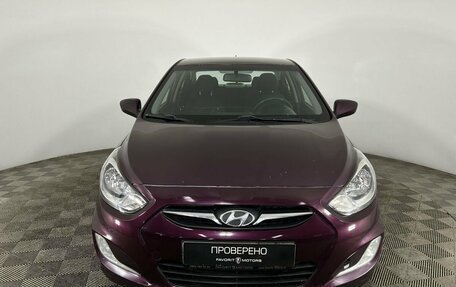 Hyundai Solaris II рестайлинг, 2011 год, 745 000 рублей, 2 фотография