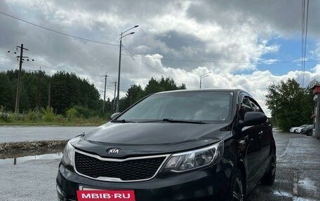 KIA Rio III рестайлинг, 2015 год, 918 000 рублей, 2 фотография