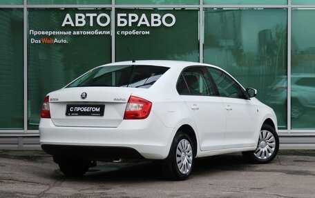 Skoda Rapid I, 2015 год, 649 000 рублей, 8 фотография