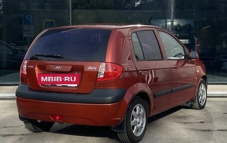 Hyundai Getz I рестайлинг, 2008 год, 470 000 рублей, 5 фотография