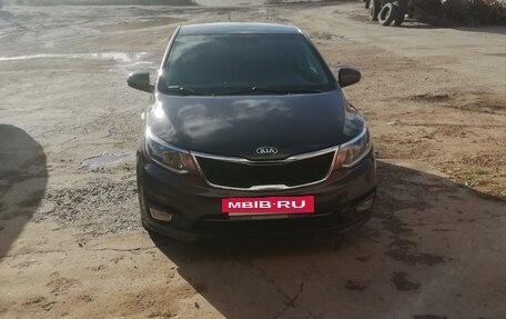 KIA Rio III рестайлинг, 2016 год, 1 200 000 рублей, 24 фотография