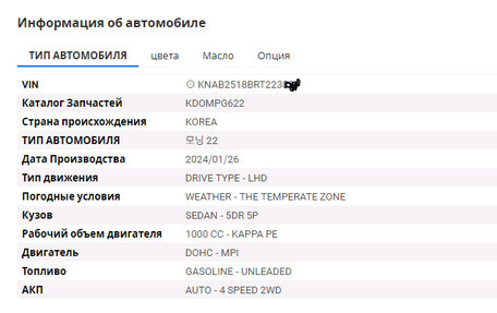 KIA Morning III, 2024 год, 2 095 700 рублей, 19 фотография