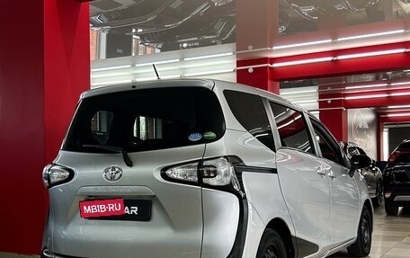 Toyota Sienta II, 2017 год, 1 480 000 рублей, 13 фотография