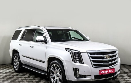 Cadillac Escalade IV, 2016 год, 4 849 000 рублей, 3 фотография