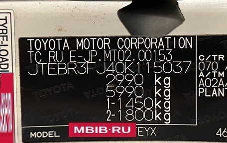 Toyota Land Cruiser Prado 150 рестайлинг 2, 2018 год, 4 750 000 рублей, 28 фотография