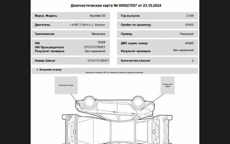 Hyundai i30 I, 2009 год, 663 000 рублей, 19 фотография