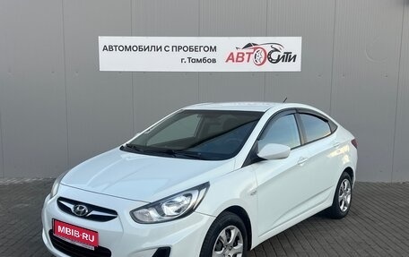 Hyundai Solaris II рестайлинг, 2011 год, 850 000 рублей, 3 фотография