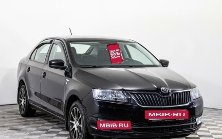 Skoda Rapid I, 2016 год, 1 355 000 рублей, 3 фотография