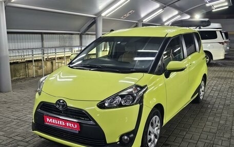 Toyota Sienta II, 2017 год, 1 590 000 рублей, 1 фотография