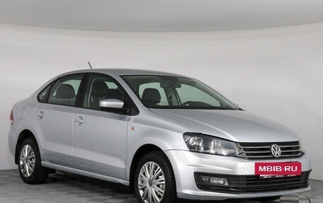 Volkswagen Polo VI (EU Market), 2017 год, 1 389 000 рублей, 3 фотография