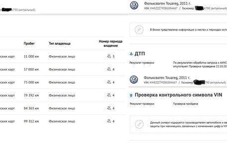 Volkswagen Touareg III, 2011 год, 2 500 000 рублей, 18 фотография