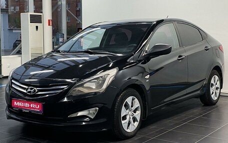 Hyundai Solaris II рестайлинг, 2014 год, 950 000 рублей, 2 фотография