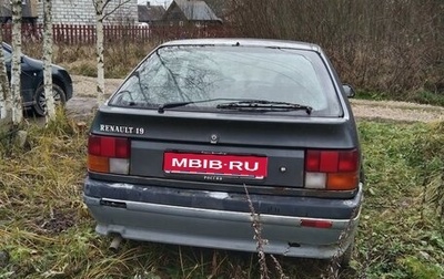 Renault 19 II, 1989 год, 50 000 рублей, 1 фотография