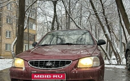 Hyundai Accent II, 2008 год, 375 000 рублей, 1 фотография