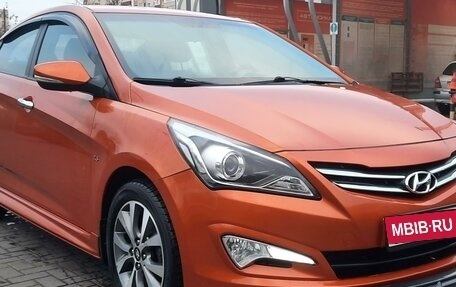 Hyundai Solaris II рестайлинг, 2015 год, 1 190 000 рублей, 1 фотография