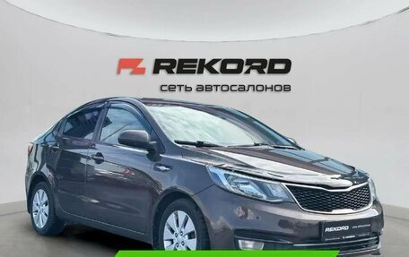 KIA Rio III рестайлинг, 2015 год, 1 249 000 рублей, 1 фотография