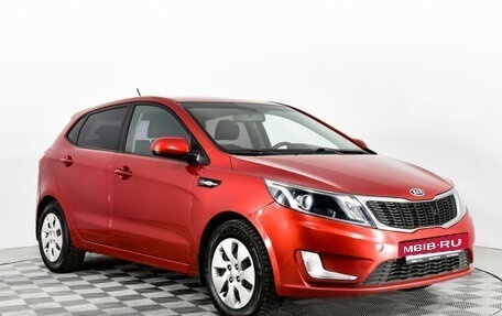 KIA Rio III рестайлинг, 2012 год, 851 500 рублей, 3 фотография