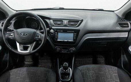 KIA Rio III рестайлинг, 2012 год, 795 000 рублей, 10 фотография