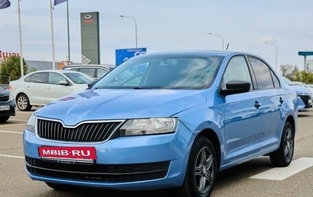 Skoda Rapid I, 2014 год, 595 000 рублей, 3 фотография