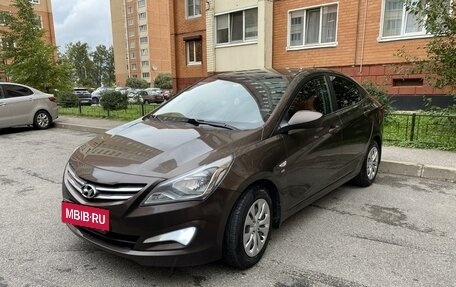 Hyundai Solaris II рестайлинг, 2014 год, 1 150 000 рублей, 3 фотография