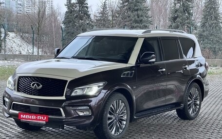 Infiniti QX80 I рестайлинг, 2015 год, 3 550 000 рублей, 22 фотография