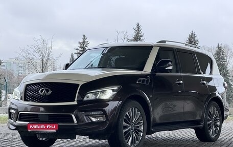 Infiniti QX80 I рестайлинг, 2015 год, 3 550 000 рублей, 23 фотография