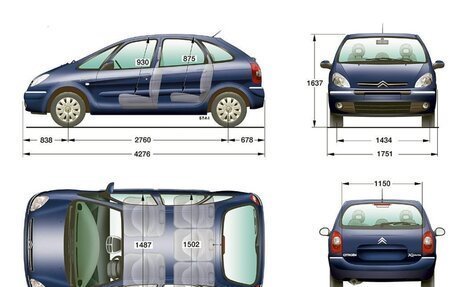 Citroen Xsara Picasso, 2005 год, 420 000 рублей, 12 фотография