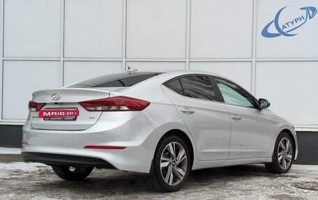 Hyundai Elantra VI рестайлинг, 2017 год, 1 580 000 рублей, 6 фотография