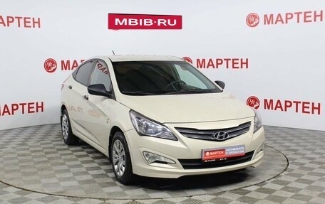 Hyundai Solaris II рестайлинг, 2015 год, 1 129 000 рублей, 3 фотография