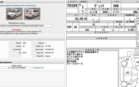 Toyota Vitz, 2019 год, 1 279 000 рублей, 31 фотография