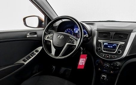 Hyundai Solaris II рестайлинг, 2015 год, 1 200 000 рублей, 26 фотография