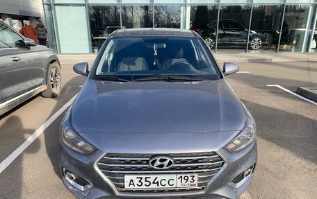 Hyundai Solaris II рестайлинг, 2018 год, 1 480 000 рублей, 1 фотография