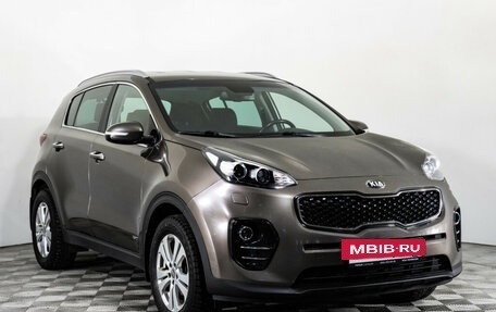 KIA Sportage IV рестайлинг, 2017 год, 2 248 000 рублей, 3 фотография