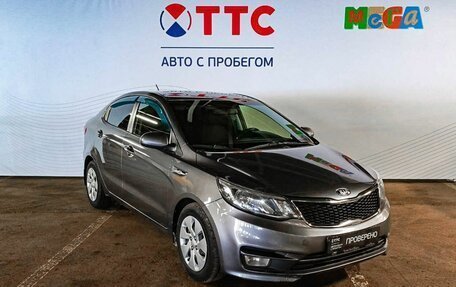 KIA Rio III рестайлинг, 2015 год, 945 000 рублей, 3 фотография