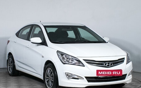 Hyundai Solaris II рестайлинг, 2016 год, 1 230 600 рублей, 3 фотография