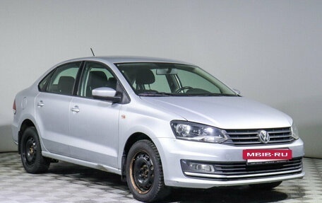 Volkswagen Polo VI (EU Market), 2016 год, 1 138 500 рублей, 3 фотография