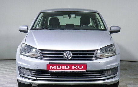 Volkswagen Polo VI (EU Market), 2016 год, 1 138 500 рублей, 2 фотография