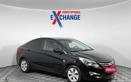 Hyundai Solaris II рестайлинг, 2015 год, 975 000 рублей, 2 фотография