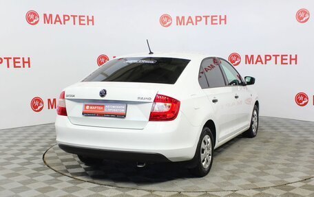 Skoda Rapid I, 2016 год, 1 111 000 рублей, 5 фотография