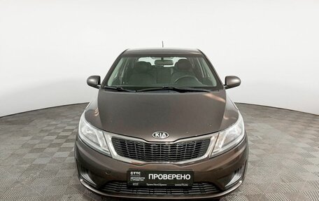 KIA Rio III рестайлинг, 2014 год, 899 000 рублей, 2 фотография