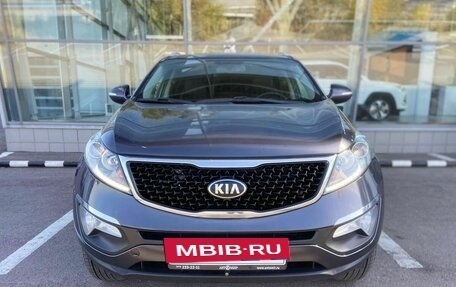 KIA Sportage III, 2014 год, 1 355 000 рублей, 2 фотография