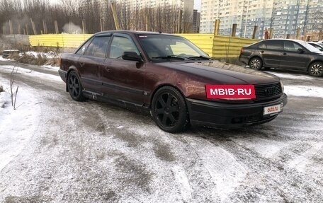 Audi 100, 1991 год, 400 000 рублей, 13 фотография