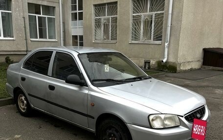 Hyundai Accent II, 2004 год, 305 000 рублей, 10 фотография