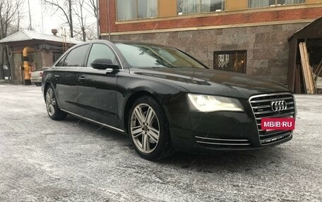 Audi A8, 2012 год, 1 850 000 рублей, 3 фотография