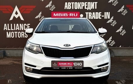 KIA Rio III рестайлинг, 2016 год, 985 000 рублей, 2 фотография