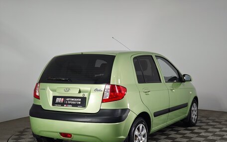 Hyundai Getz I рестайлинг, 2008 год, 749 000 рублей, 5 фотография