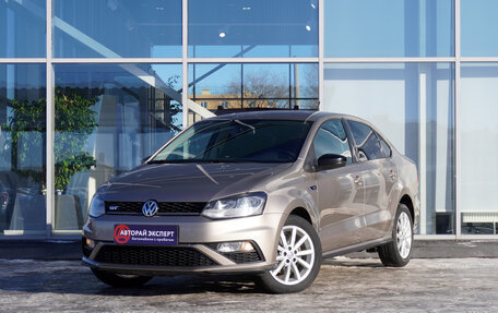 Volkswagen Polo VI (EU Market), 2017 год, 1 483 000 рублей, 1 фотография