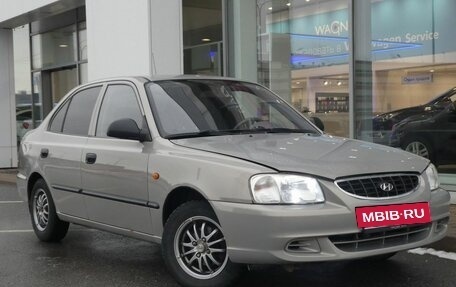 Hyundai Accent II, 2008 год, 449 000 рублей, 3 фотография