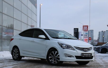 Hyundai Solaris II рестайлинг, 2015 год, 1 290 000 рублей, 3 фотография